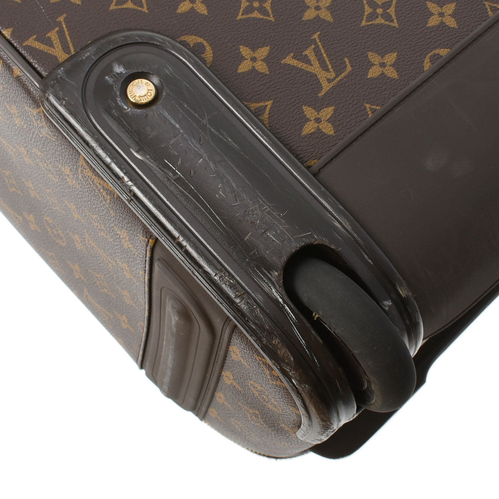 美品 ルイヴィトン モノグラム ペガス 65 レザー スーツケース ルイヴィトンペガス 65 スーツケース 14145 ブラウン ユニセックス