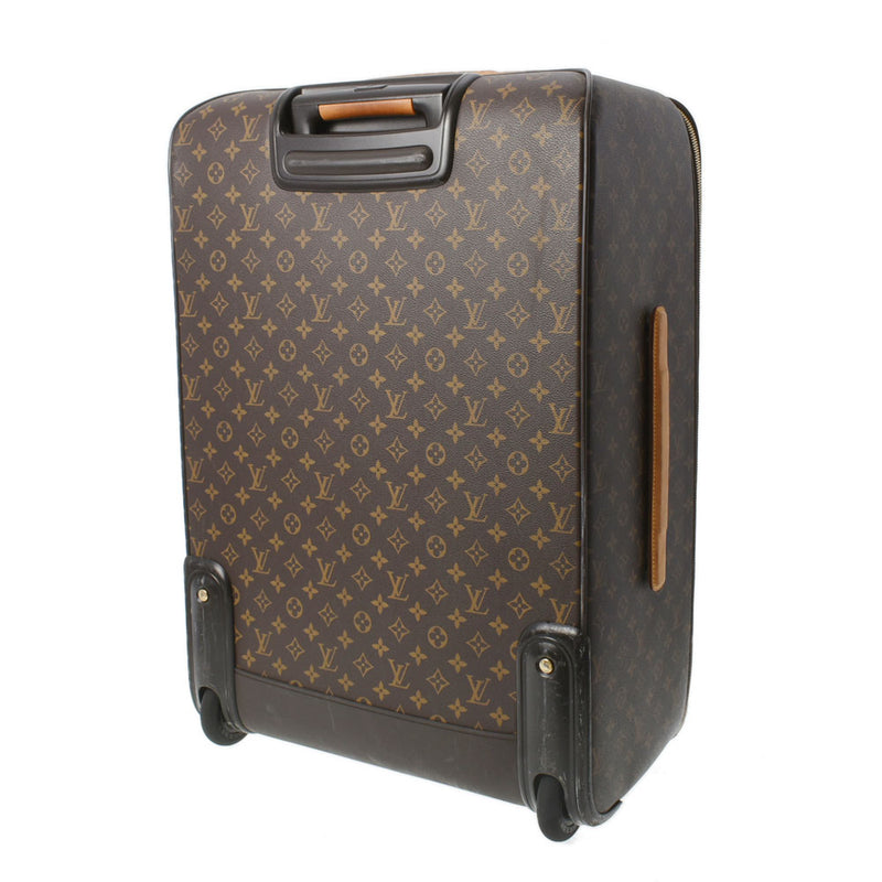 【超極美品】ルイヴィトン モノグラム ぺガス65 キャリーバッグ スーツケースA傷汚れが少なく状態の良い美品