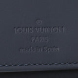 LOUIS VUITTON ルイヴィトン シャドウ ジッピーウォレットヴェルティカル ネイビー M80423 ユニセックス レザー 長財布 ABランク 中古 銀蔵