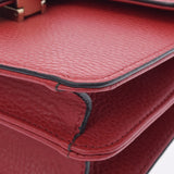 GUCCI グッチ インターロッキングG チェーンショルダーバッグ アウトレット 赤 510304 レディース レザー ショルダーバッグ 新同 中古 銀蔵