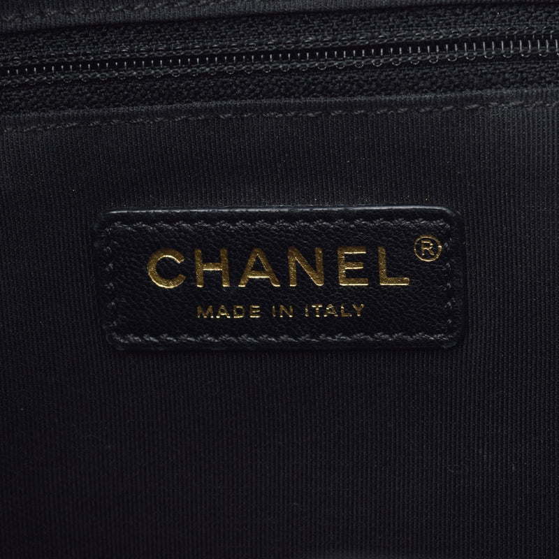 CHANEL シャネル マトラッセ 2WAY 黒 レディース カーフ  ハンドバッグ Bランク 中古 銀蔵