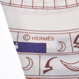 HERMES エルメス ツイリー ブラック/パープル系 レディース シルク100％ スカーフ Aランク 中古 銀蔵