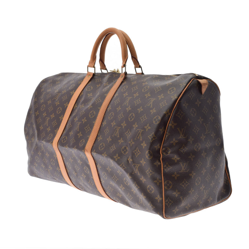 LOUIS VUITTON ルイヴィトン モノグラム キーポル 60 ブラウン M41422 ユニセックス モノグラムキャンバス ボストンバッグ Bランク 中古 銀蔵