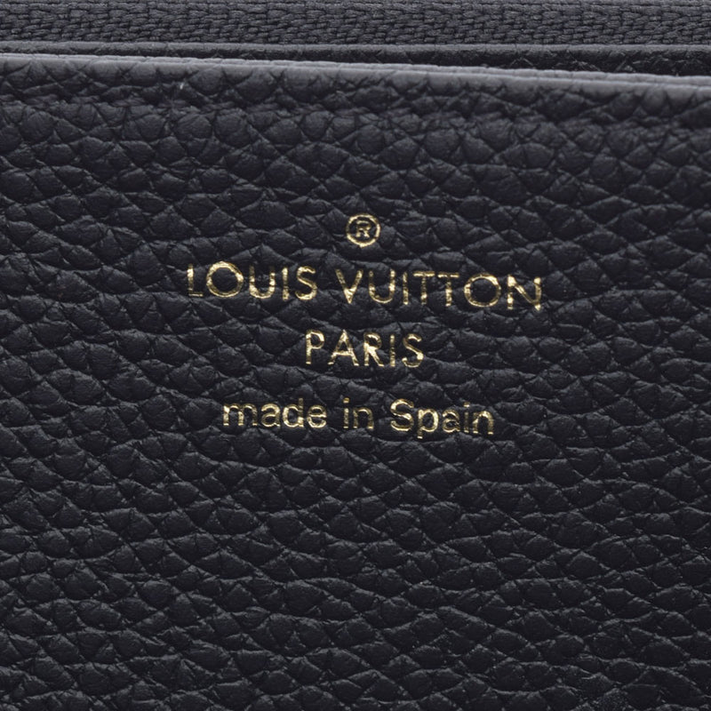 LOUIS VUITTON ルイヴィトン モノグラム アンプラント ジッピーウォレット ノワール（黒） M61864 ユニセックス 13842 モノグラムアンプラント 長財布 新同 中古 銀蔵