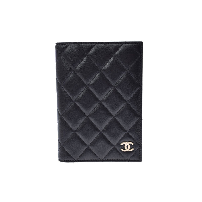 シャネルココマーク パスポートカバー 黒 ユニセックス ラムスキン パスポートケース CHANEL 中古 – 銀蔵オンライン