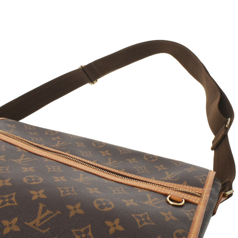 LOUIS VUITTON ルイヴィトン モノグラム メッセンジャーボスフォールGM ブラウン M40105 ユニセックス モノグラムキャンバス ショルダーバッグ Bランク 中古 銀蔵