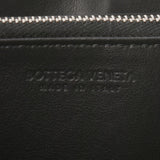 BOTTEGAVENETA ボッテガヴェネタ イントレチャート ラウンドファスナー 黒 ユニセックス ラバー 長財布 Aランク 中古 銀蔵