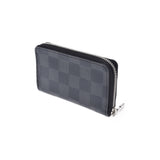 LOUIS VUITTON ルイヴィトン ダミエ グラフィット ジッピーコインパース 黒/グレー N63076 メンズ ダミエグラフィットキャンバス コインケース Bランク 中古 銀蔵