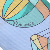 HERMES エルメス ツイリー ブルー系 レディース シルク100％ スカーフ 新品 銀蔵