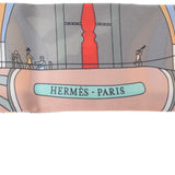 HERMES エルメス ツイリー グレー系 レディース シルク100％ スカーフ 新品 銀蔵