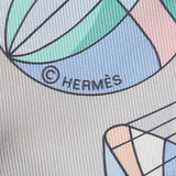 HERMES エルメス ツイリー グレー系 レディース シルク100％ スカーフ 新品 銀蔵