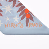 HERMES エルメス ツイリー LE CHARME D ORPHEE シエル/ベージュ レディース シルク100％ スカーフ 新品 銀蔵