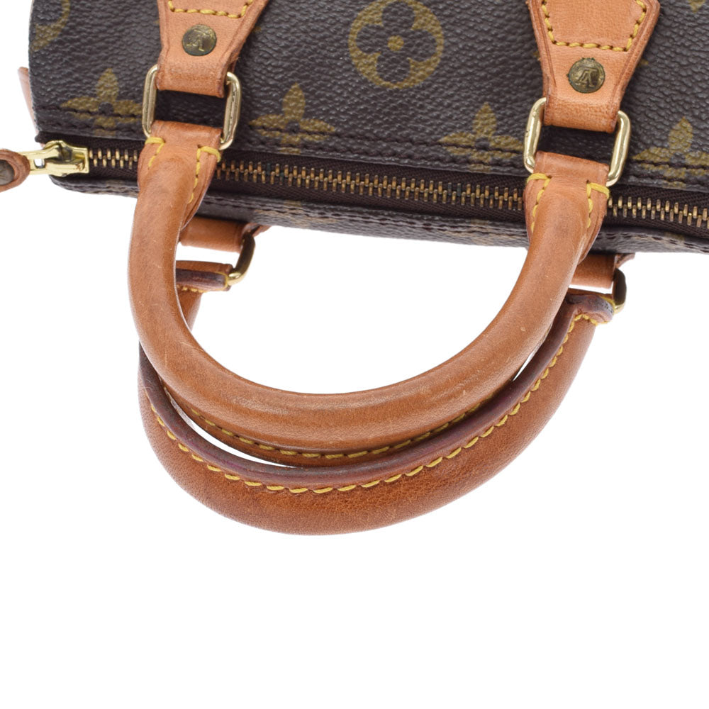 LOUIS VUITTON ルイヴィトン モノグラム ミニスピーディ ブラウン 