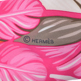 HERMES エルメス ツイリー DANSE PACIFIQUE オレンジ系 レディース シルク100％ スカーフ 新品 銀蔵