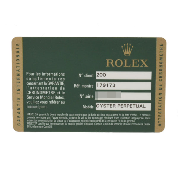 ROLEX ロレックス デイトジャスト 10Pダイヤ 179173G レディース YG/SS 腕時計 自動巻き シャンパン文字盤 Aランク 中古 銀蔵