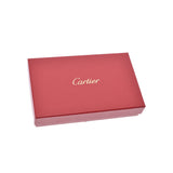 CARTIER カルティエ ボルドー GP金具 ユニセックス レザー 三つ折り財布 Aランク 中古 銀蔵