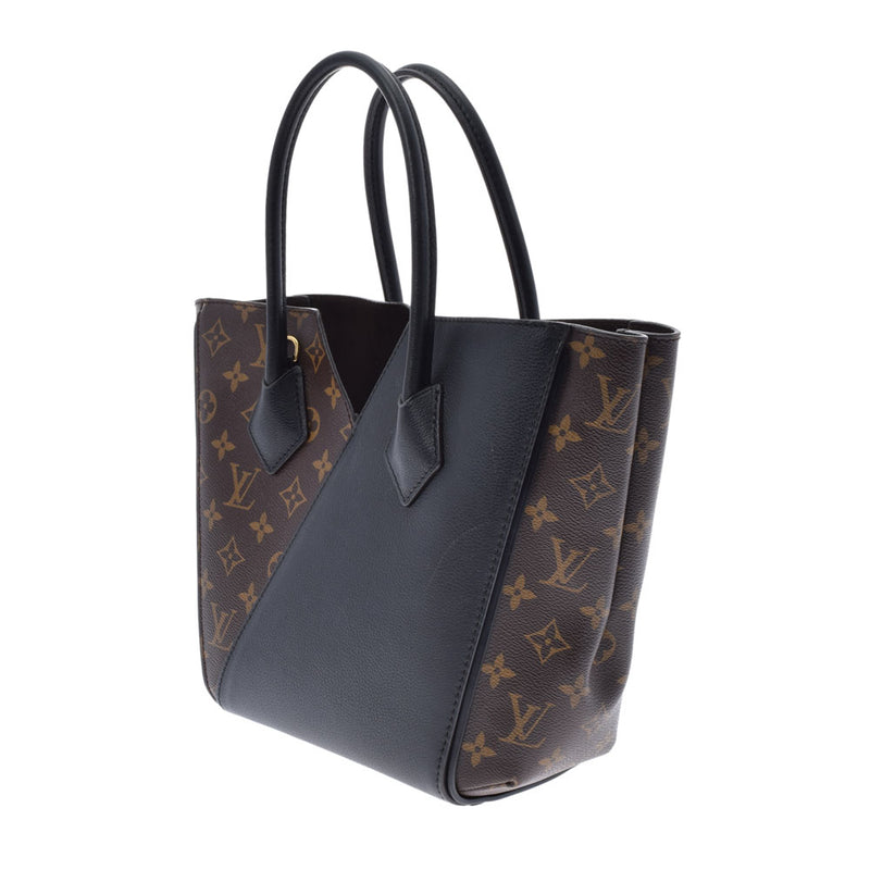 LOUIS VUITTON ルイヴィトン モノグラム キモノ PM 2WAY ノワール M41855 レディース モノグラムキャンバス レザー トートバッグ Bランク 中古 銀蔵