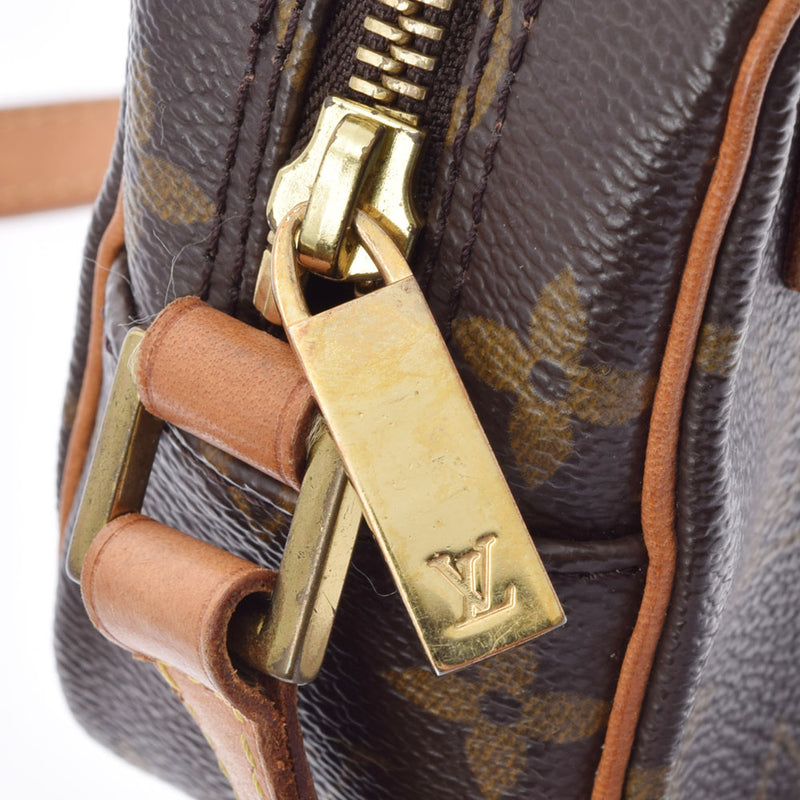 LOUIS VUITTON ルイヴィトン モノグラム ポシェットシテ ブラウン M51183 ユニセックス モノグラムキャンバス ハンドバッグ Bランク 中古 銀蔵