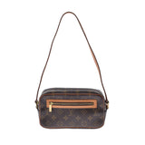 LOUIS VUITTON ルイヴィトン モノグラム ポシェットシテ ブラウン M51183 ユニセックス モノグラムキャンバス ハンドバッグ Bランク 中古 銀蔵