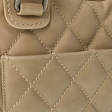 CHANEL シャネル マトラッセ ワイルドステッチ ベージュ レディース レザー ハンドバッグ Bランク 中古 銀蔵