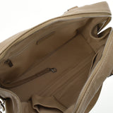 CHANEL シャネル マトラッセ ワイルドステッチ ベージュ レディース レザー ハンドバッグ Bランク 中古 銀蔵