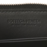 BOTTEGAVENETA ボッテガヴェネタ イントレチャート ファスナー付きコインパース 黒 600874 ユニセックス カーフ コインケース Aランク 中古 銀蔵