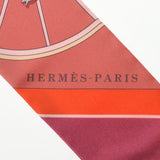 HERMES エルメス ツイリー SPRINGS SPLINGS ピンク系 レディース シルク100％ スカーフ 新品 銀蔵