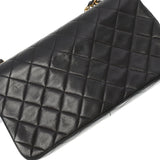 CHANEL シャネル マトラッセ チェーンショルダー 黒 ゴールド金具 レディース  ラムスキン ショルダーバッグ ABランク 中古 銀蔵