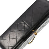 CHANEL シャネル マトラッセ チェーンショルダー 黒 ゴールド金具 レディース  ラムスキン ショルダーバッグ ABランク 中古 銀蔵