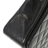 CHANEL シャネル マトラッセ チェーンショルダー 黒 ゴールド金具 レディース  ラムスキン ショルダーバッグ ABランク 中古 銀蔵