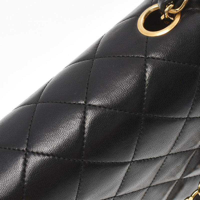 CHANEL シャネル マトラッセ チェーンショルダー 黒 ゴールド金具 レディース  ラムスキン ショルダーバッグ ABランク 中古 銀蔵