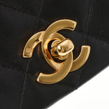 CHANEL シャネル マトラッセ チェーンショルダー 黒 ゴールド金具 レディース  ラムスキン ショルダーバッグ ABランク 中古 銀蔵