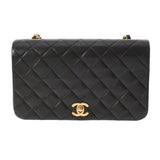 CHANEL シャネル マトラッセ チェーンショルダー 黒 ゴールド金具 レディース  ラムスキン ショルダーバッグ ABランク 中古 銀蔵