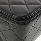 CHANEL シャネル マトラッセ チェーンショルダー 黒 ゴールド金具 レディース  ラムスキン ショルダーバッグ ABランク 中古 銀蔵