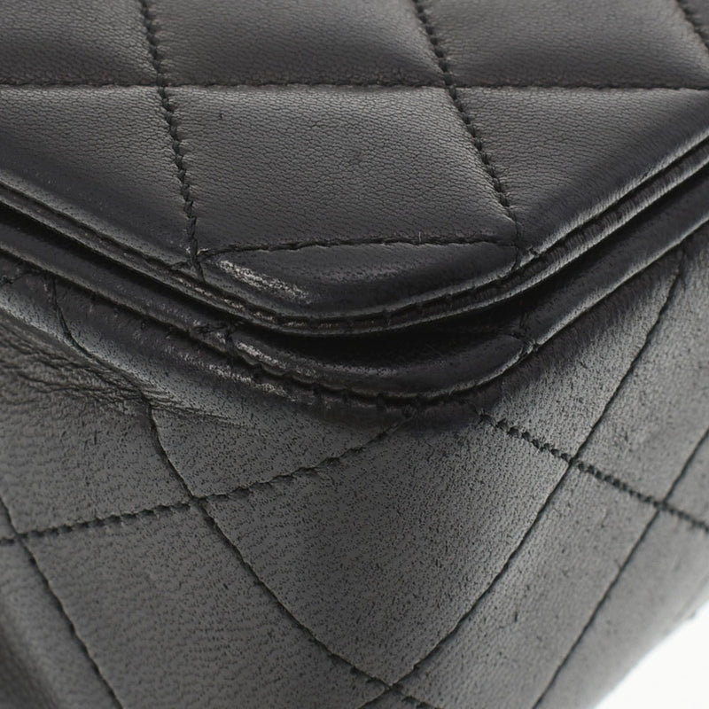 CHANEL シャネル マトラッセ チェーンショルダー 黒 ゴールド金具 レディース  ラムスキン ショルダーバッグ ABランク 中古 銀蔵