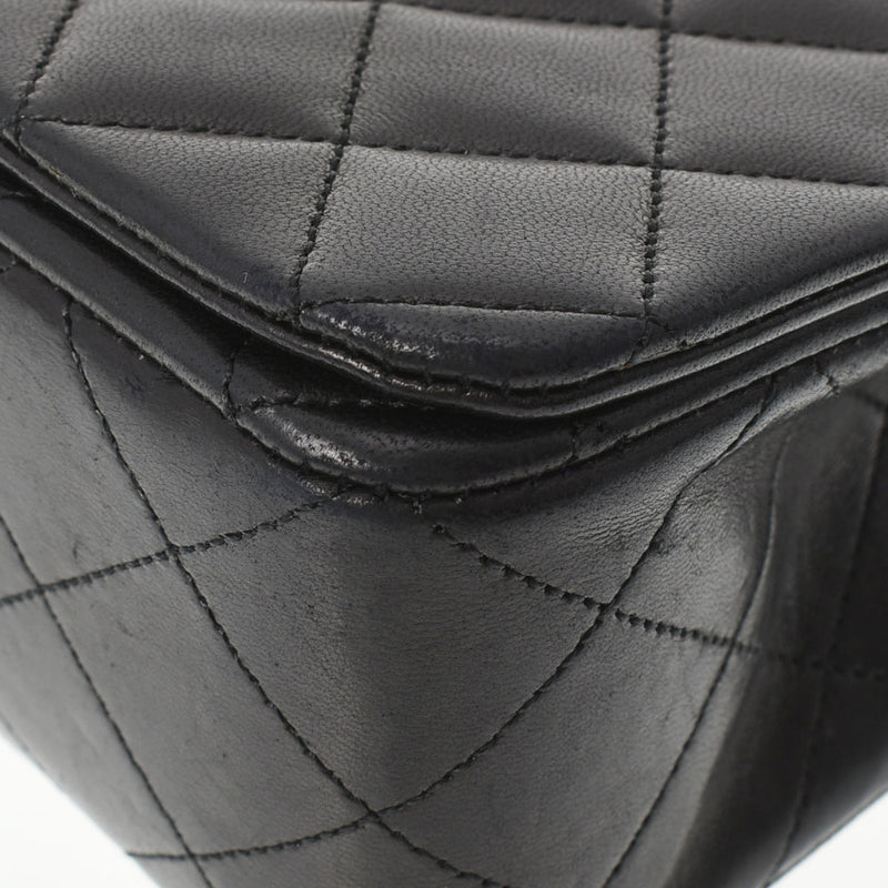 CHANEL シャネル マトラッセ チェーンショルダー 黒 ゴールド金具 レディース  ラムスキン ショルダーバッグ ABランク 中古 銀蔵
