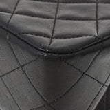 CHANEL シャネル マトラッセ チェーンショルダー 黒 ゴールド金具 レディース  ラムスキン ショルダーバッグ ABランク 中古 銀蔵
