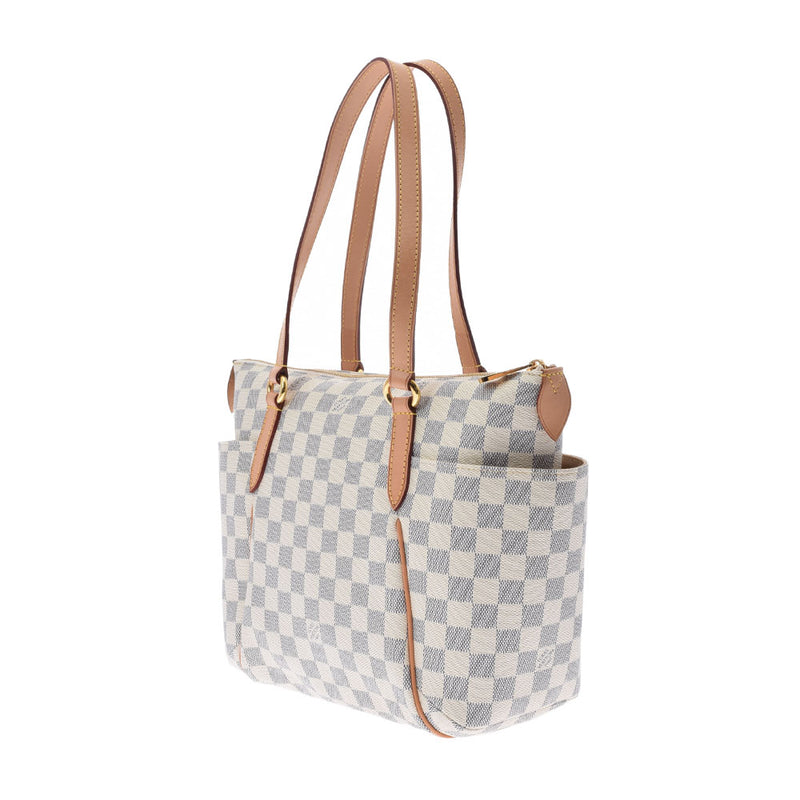 LOUIS VUITTON ルイヴィトン ダミエ アズール トータリーPM 旧型 白 N51261 ユニセックス ダミエアズールキャンバス トートバッグ Aランク 中古 銀蔵