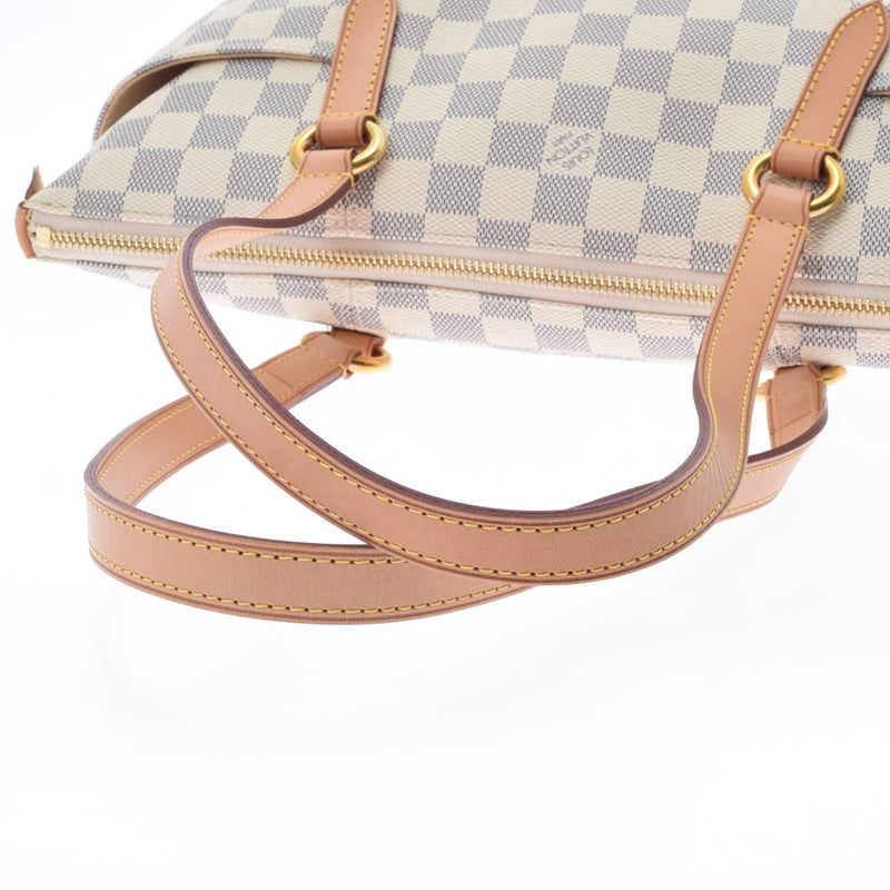 LOUIS VUITTON ルイヴィトン ダミエ アズール トータリーPM 旧型 白 N51261 ユニセックス ダミエアズールキャンバス トートバッグ Aランク 中古 銀蔵