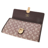 LOUIS VUITTON ルイヴィトン モノグラム イディール ポルトフォイユ サラ セピア ゴールド金具 M63008 レディース モノグラムイディール 長財布 ABランク 中古 銀蔵