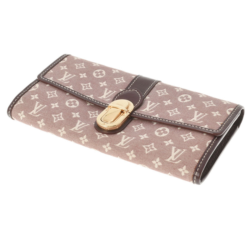 LOUIS VUITTON ルイヴィトン モノグラム イディール ポルトフォイユ サラ セピア ゴールド金具 M63008 レディース モノグラムイディール 長財布 ABランク 中古 銀蔵