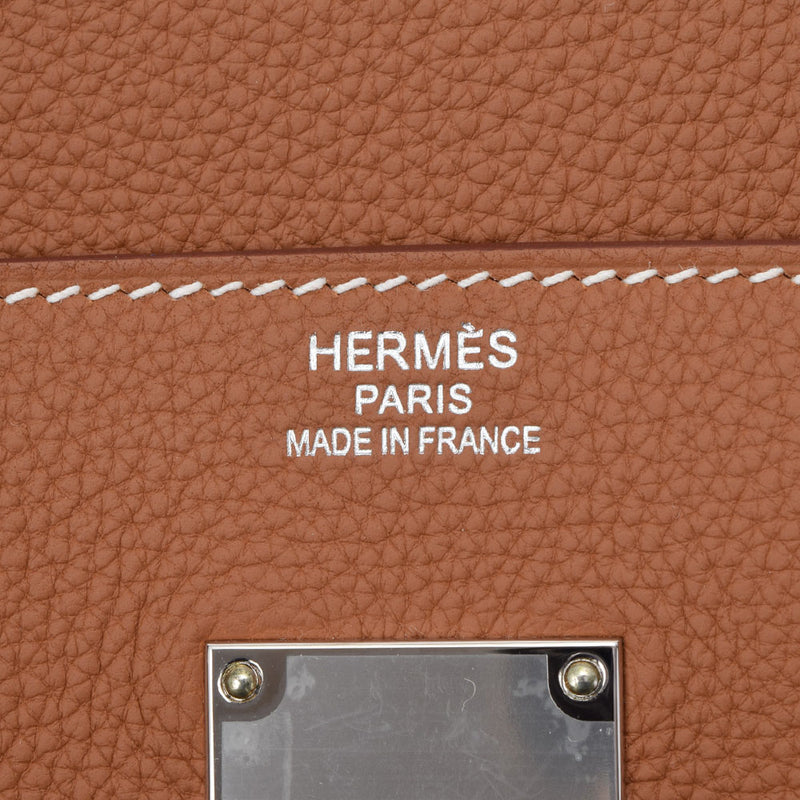 HERMES エルメス オータクロア 40 ゴールド シルバー金具 U刻印(2022年頃) レディース トゴ  ハンドバッグ 新品 銀蔵
