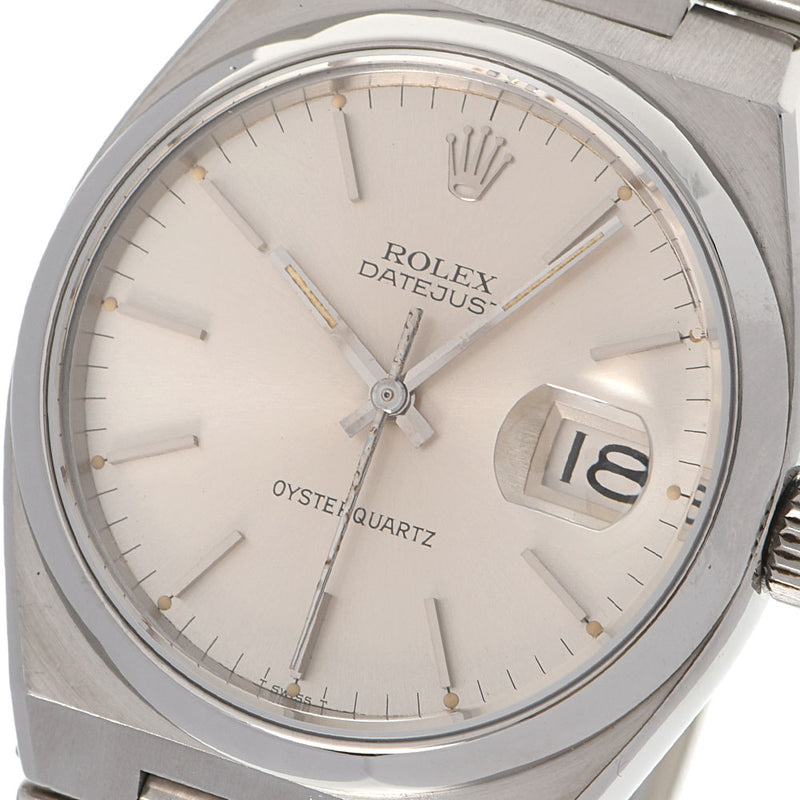 ROLEX ロレックス オイスタークォーツ 17000 メンズ SS 腕時計 クオーツ シルバー文字盤 ABランク 中古 銀蔵