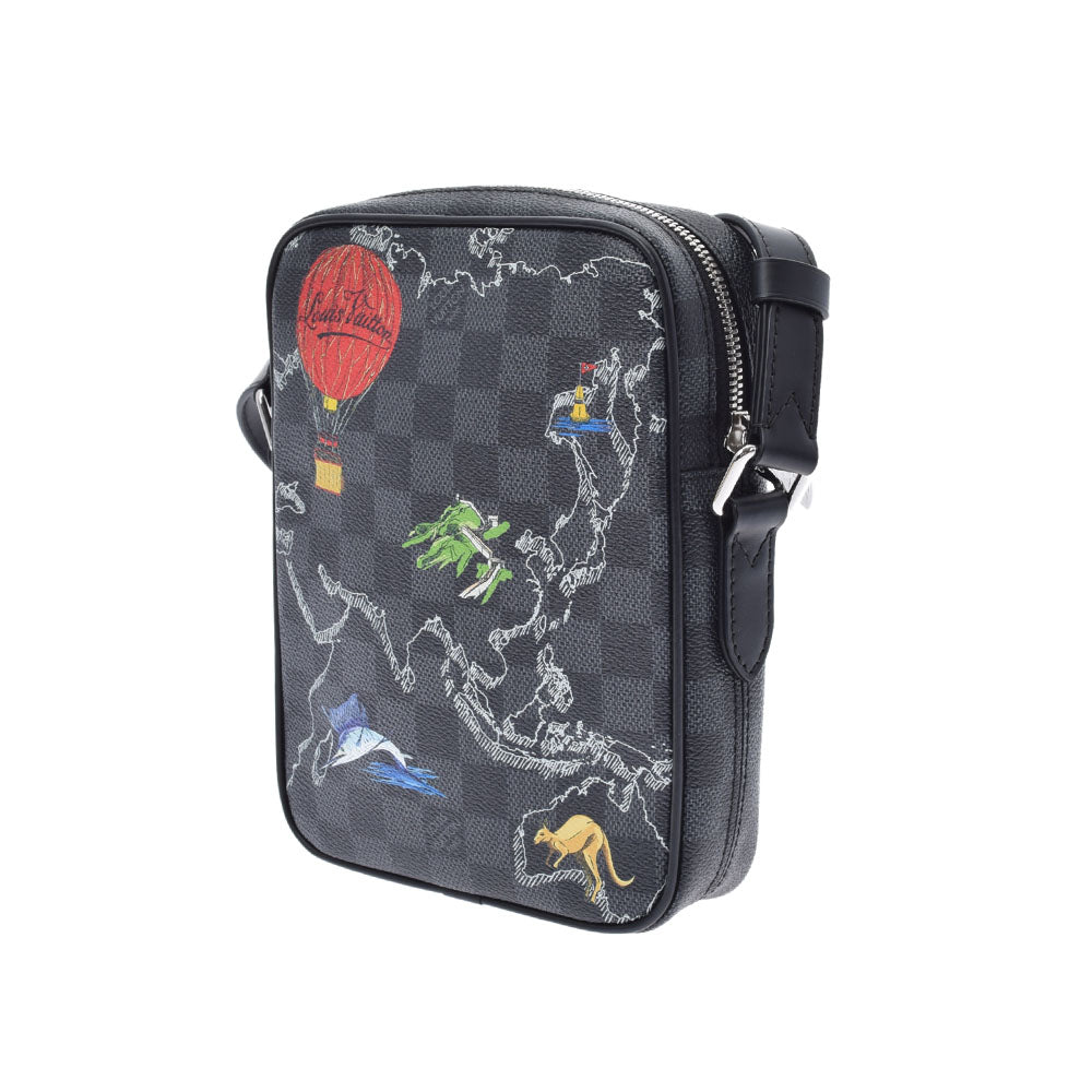 ルイヴィトングラフィットマップ ダヌーブ PM NM 14137 黒