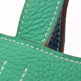 HERMES エルメス ドゥブルセンス36 リバーシブル ミント/ブルータラサ □P刻印(2012年頃) ユニセックス トリヨンクレマンス トートバッグ Aランク 中古 銀蔵