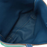 HERMES エルメス ドゥブルセンス36 リバーシブル ミント/ブルータラサ □P刻印(2012年頃) ユニセックス トリヨンクレマンス トートバッグ Aランク 中古 銀蔵