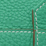 HERMES エルメス ドゥブルセンス36 リバーシブル ミント/ブルータラサ □P刻印(2012年頃) ユニセックス トリヨンクレマンス トートバッグ Aランク 中古 銀蔵