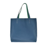 HERMES エルメス ドゥブルセンス36 リバーシブル ミント/ブルータラサ □P刻印(2012年頃) ユニセックス トリヨンクレマンス トートバッグ Aランク 中古 銀蔵