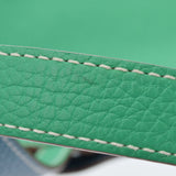HERMES エルメス ドゥブルセンス36 リバーシブル ミント/ブルータラサ □P刻印(2012年頃) ユニセックス トリヨンクレマンス トートバッグ Aランク 中古 銀蔵