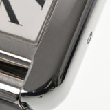 CARTIER カルティエ タンク ソロ XL W5200028 メンズ SS 腕時計 自動巻き シルバー文字盤 Aランク 中古 銀蔵